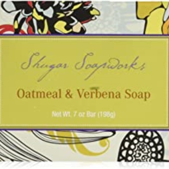 SHUGAR SOAPWORKS OATMEAL & VERBENA SOAP BAR - Picture 2 of 2